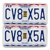 2023 Missouri License Plates Pair #CV8X5A