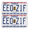 2023 Missouri License Plates Pair #EE0Z1F