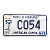 2023 American Samoa Cargo License Plate #C054