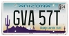 2024 Arizona License Plate #GVA57T