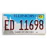 2024 Illinois License Plate #ED11698
