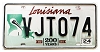 2024 Louisiana Bicentennial License Plate #VJT074