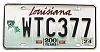 2024 Louisiana Bicentennial License Plate #WTC377