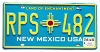 2024 New Mexico License Plate #RPS482