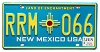 2024 New Mexico License Plate #RRM066
