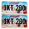 2024 South Dakota License Plate Pair #1KT290