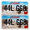2024 South Dakota License Plate Pair #44LGG8