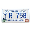 2025 American Samoa Rental Car License Plate #R758
