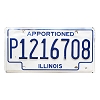 2025 Illinois Apportioned License Plate #P1216708