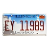 2025 Illinois License Plate #EY11989