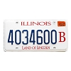 2025 Illinois Truck License Plate #4034600B
