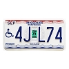 2025 Missouri Disabled License Plate #4JL74