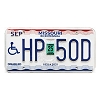 2025 Missouri Disabled License Plate #HP50D