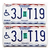 2025 Missouri Disabled License Plates Pair #3JT19
