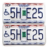 2025 Missouri Disabled License Plates Pair #5HE25