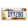 2025 Montana Centennial License Plate #DYY280