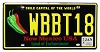 2025 New Mexico Chile License Plate #WBBT18
