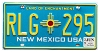 2025 New Mexico License Plate #RLG295