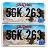 2025 South Dakota License Plate Pair #56K263