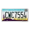 Arizona Fleet License Plate #CWC7554