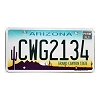 Arizona Fleet License Plate #CWG2134