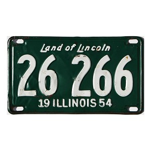 1954 Illinois License Plate #26266