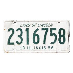 1956 Illinois License Plate #2316758