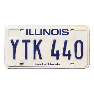 1979 Illinois License Plate #YTK440