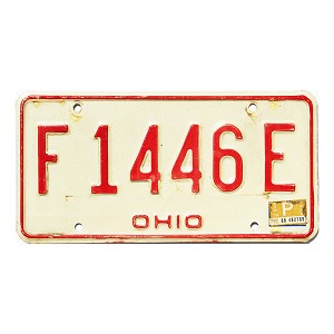 1979 Ohio License Plate #F1446E