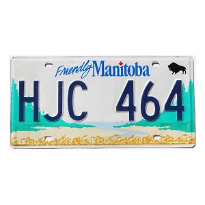 1997 Manitoba License Plate #HJC464