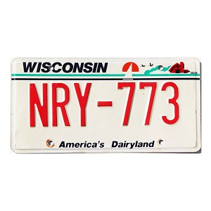 1997 Wisconsin License Plate #NRY773