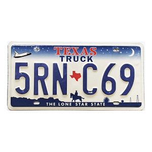 2003 Texas Truck License Plate #5RNC69