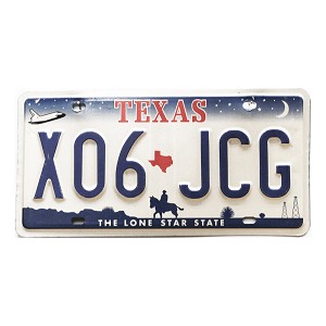 2005 Texas License Plate #X06JCG