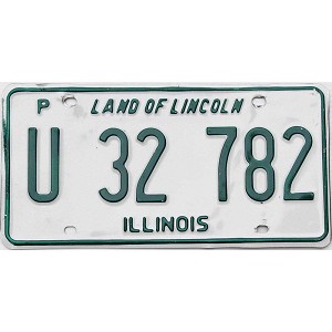 2011 Illinois State Owned License Plate #32782