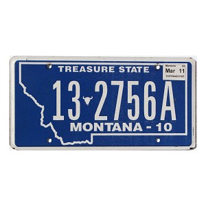 2011 Montana License Plate #132756A