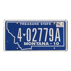 2011 Montana License Plate #402779A