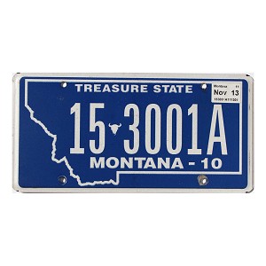 2013 Montana License Plate #153001A