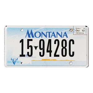 2013 Montana License Plate #159428C