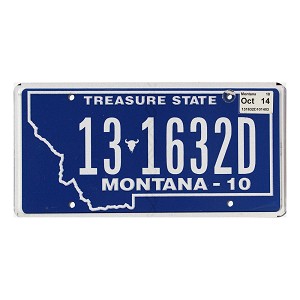 2014 Montana License Plate #131632D