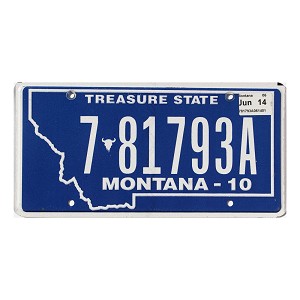 2014 Montana License Plate #781793A