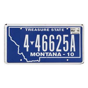 2015 Montana License Plate #446625A