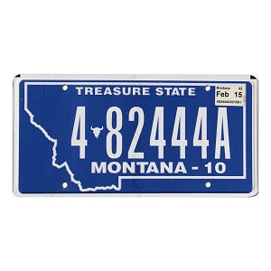 2015 Montana License Plate #482444A
