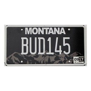 2017 Montana Bird Of Pray License Plate #BUD145