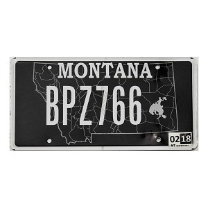2018 Montana Milestown Community License Plate #BPZ766