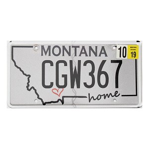 2017 Montana Manhattan Council License Plate #CGW367