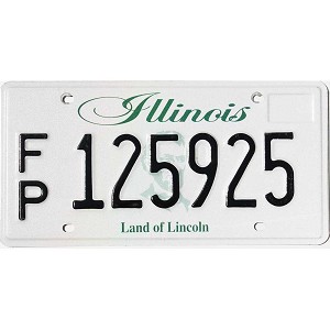 2021 Illinois Fleet License Plate #125925