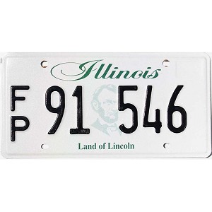 2021 Illinois Fleet License Plate #91546