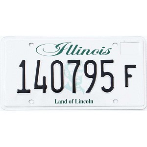 2021 Illinois Truck License Plate #140795F