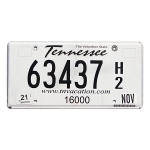 2021 Tennessee Truck License Plate #63437