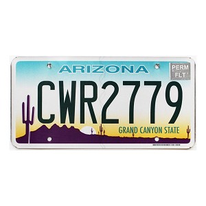 2022 Arizona Fleet License Plate #CWR2779
